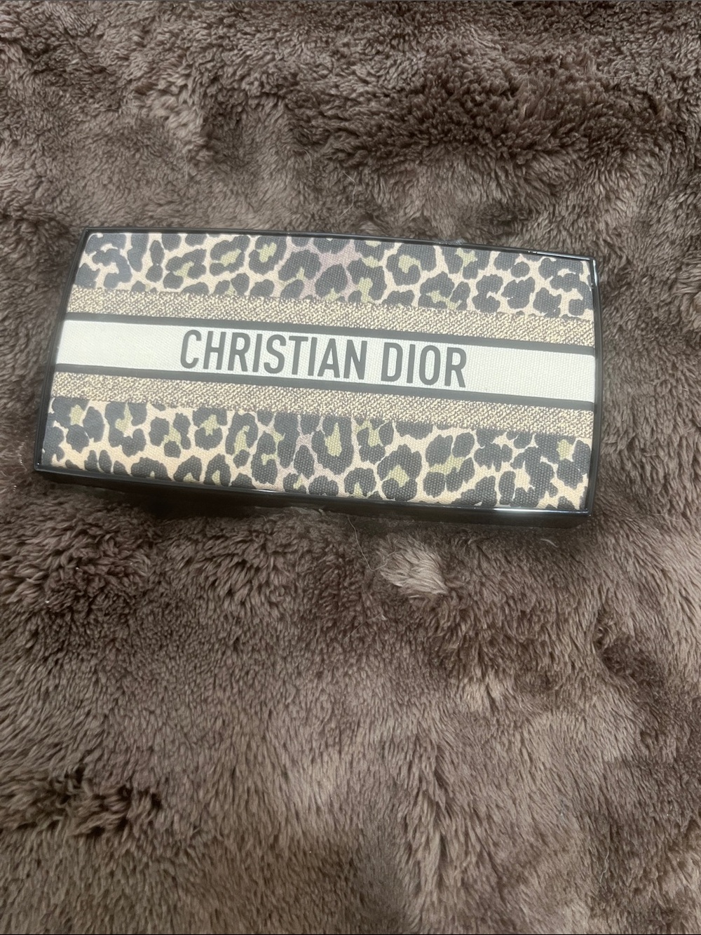 Dior Womens Eyeshadow Palette - Leopard Print Gold, Brown, Black